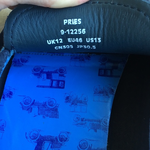 Ted Baker Men US 13 EU 46 Blue Leather Loafers - Picture 12 of 13